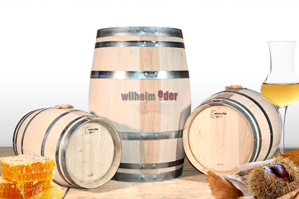 destillatfass_kastanie_eder_fassstolz_1 Chestnut barrel 28 l - 112 l