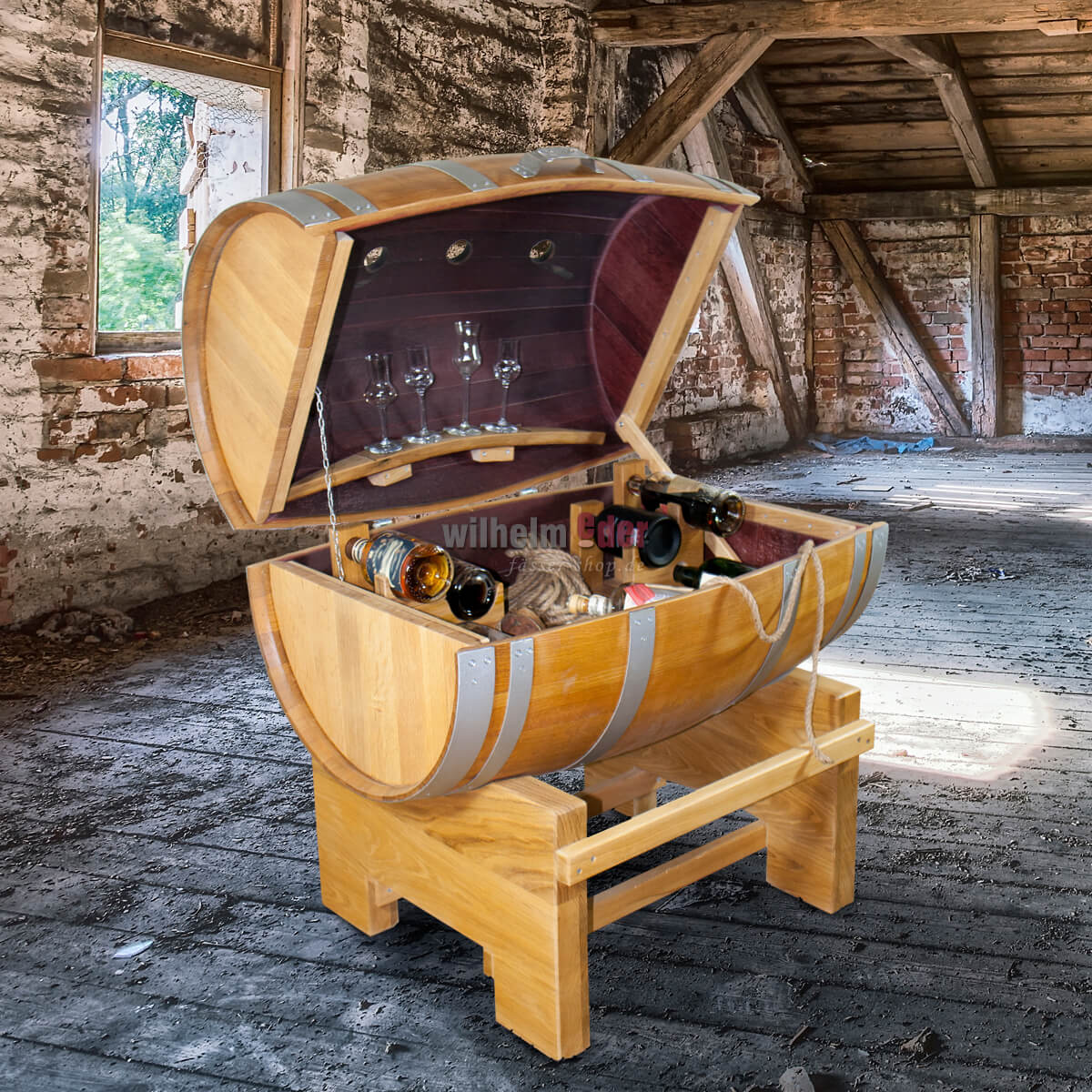 Schatztruhe_1_2 FassStolz® Treasure chest 225 l
