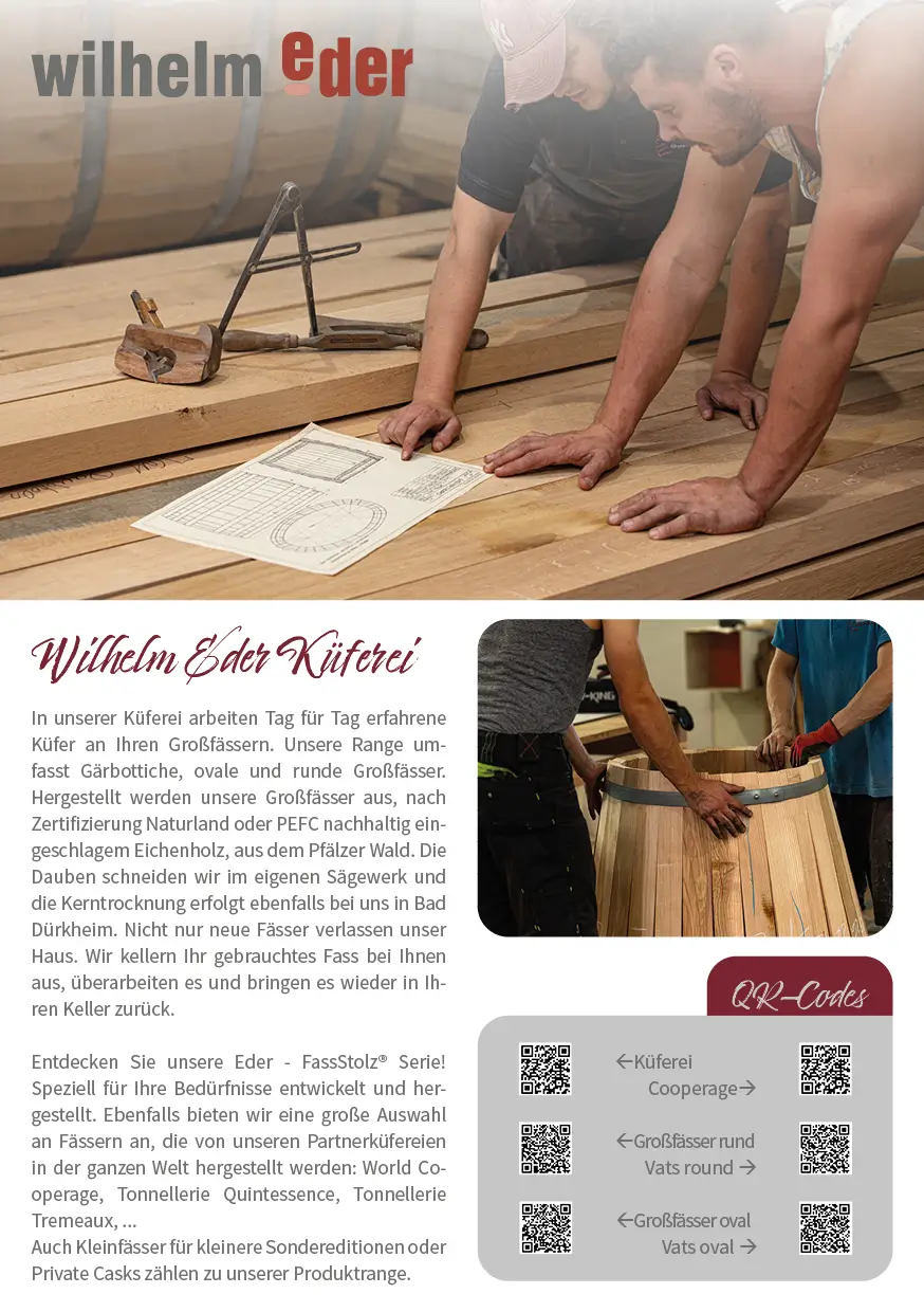 Wilhelm Eder general flyer Preview of a flyer in German about WIlhelm Eder GmbH and the products it offers