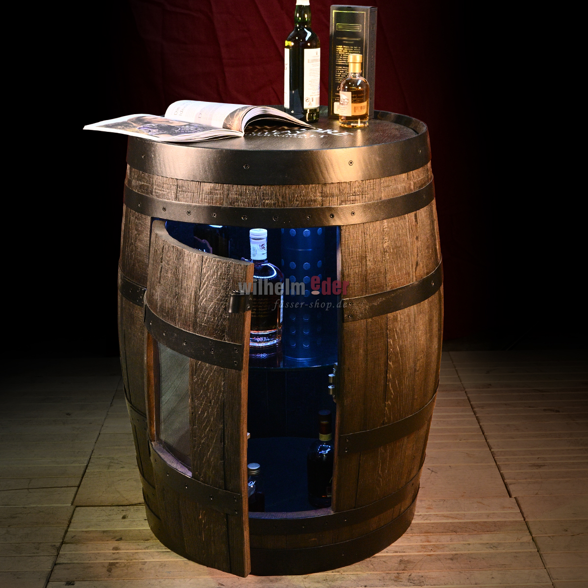 Hogsheat_regalfass_250l_14 Single Malt Shelf Barrel with door