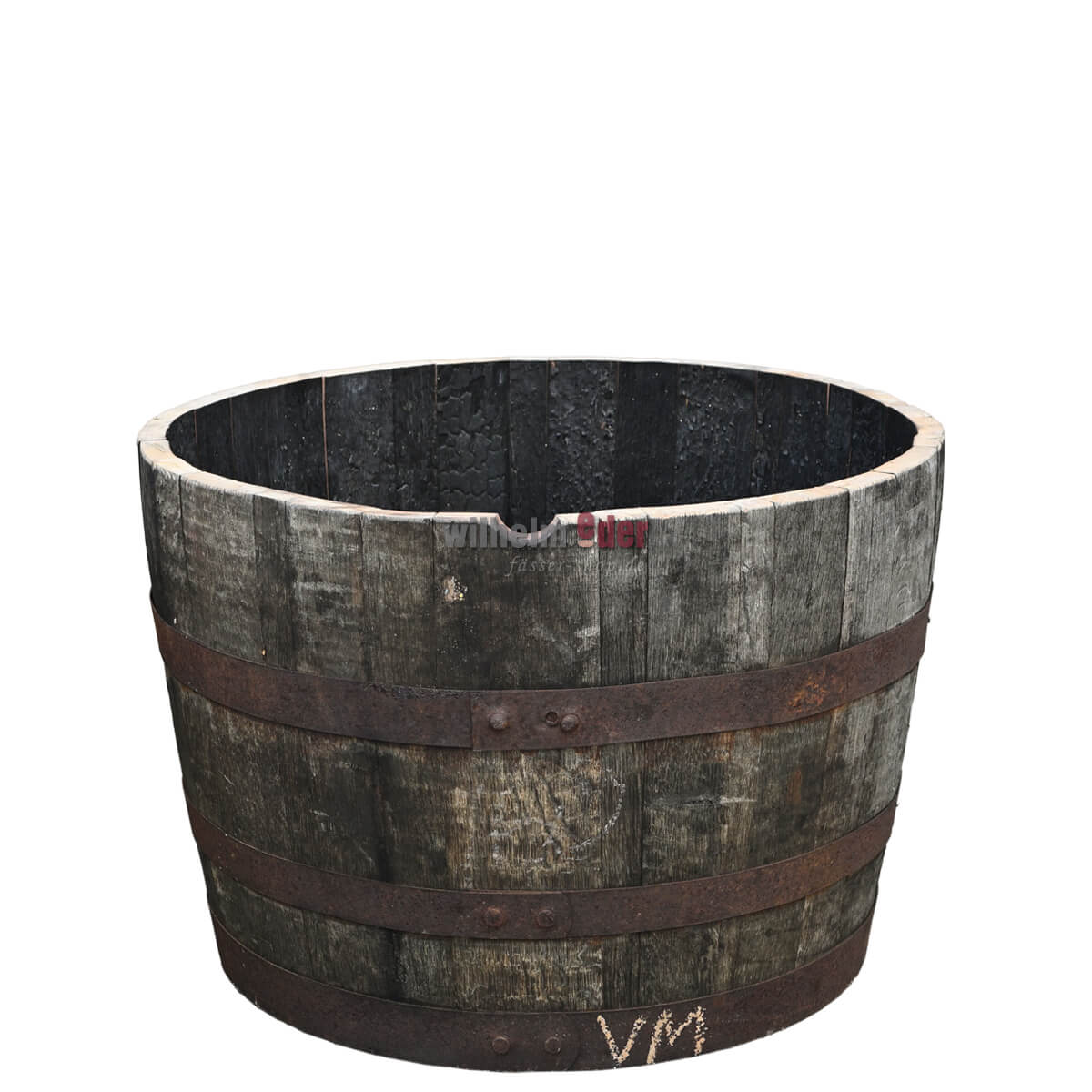 Blumenkuebel_whisky_190l_1 Flowerpot - 1/2  whisky barrel