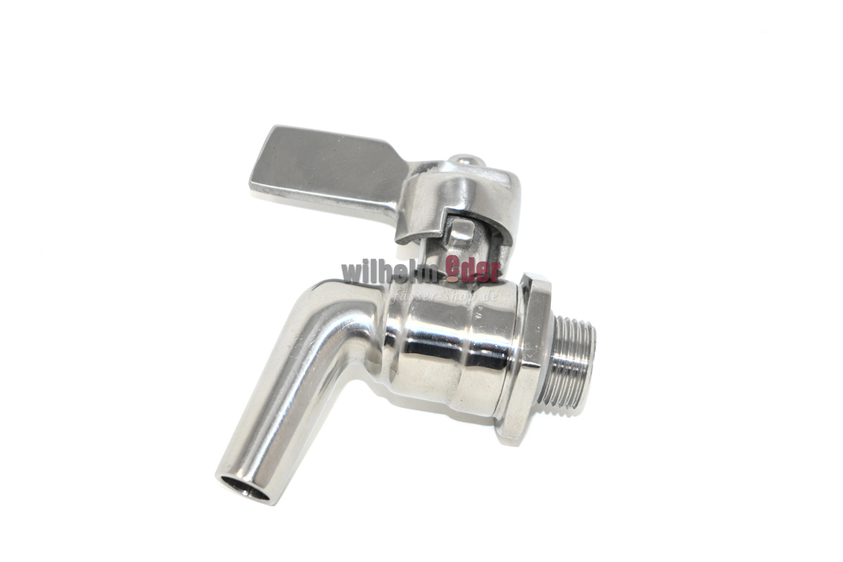 Edelstahlhahn_edelstahlblase_1 Drain spigot for stainless steel tank