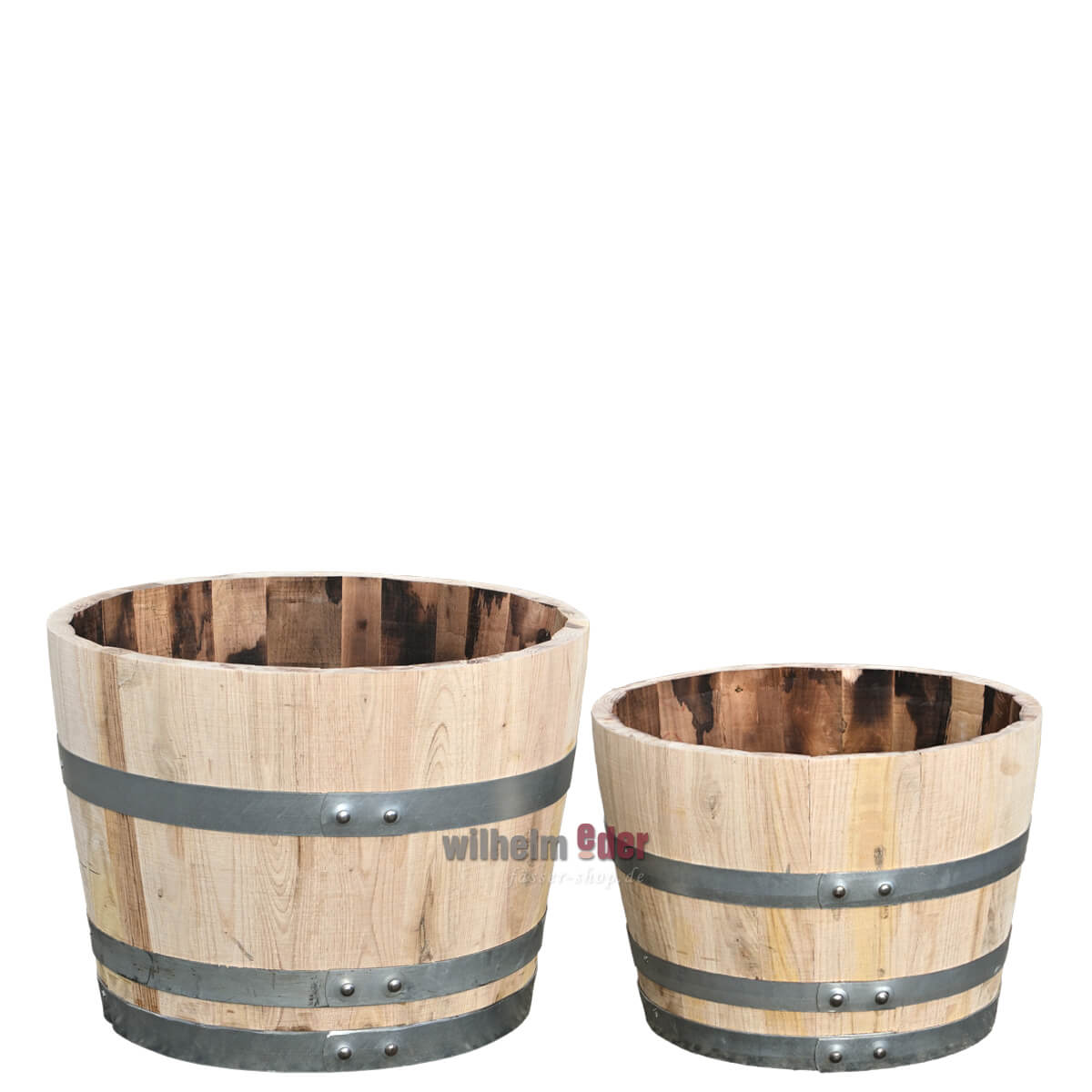 Blumenkuebel_kastanie_klein_1 Flower pot small - 1/2 chestnutbarrel