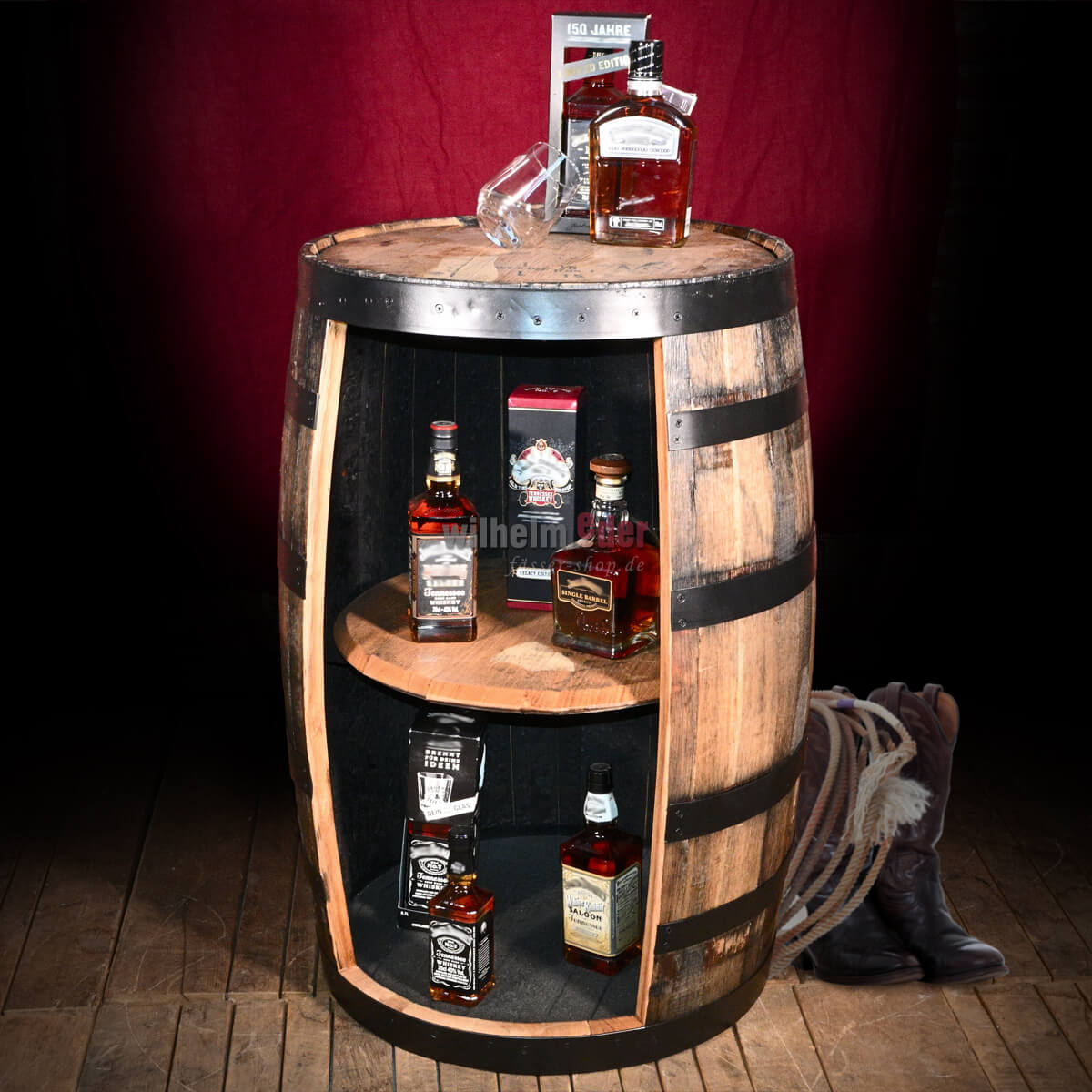 regalfass_jack_daniels_1bCp0iYTnsiYs3 Shelf barrel - original Jack Daniel's barrel