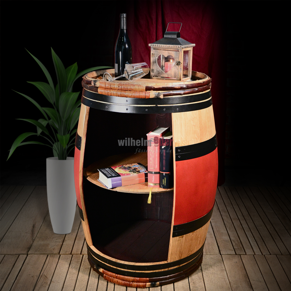 regalfass_rouge_225l_1 Shelf barrel - Château Traditional – ROUGE
