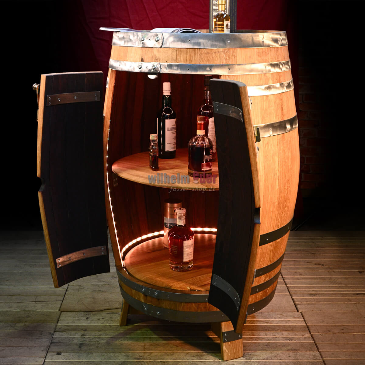 zweifl-gliges_regalfass_300l_1_q Shelf barrel 300 l with double-leaf door