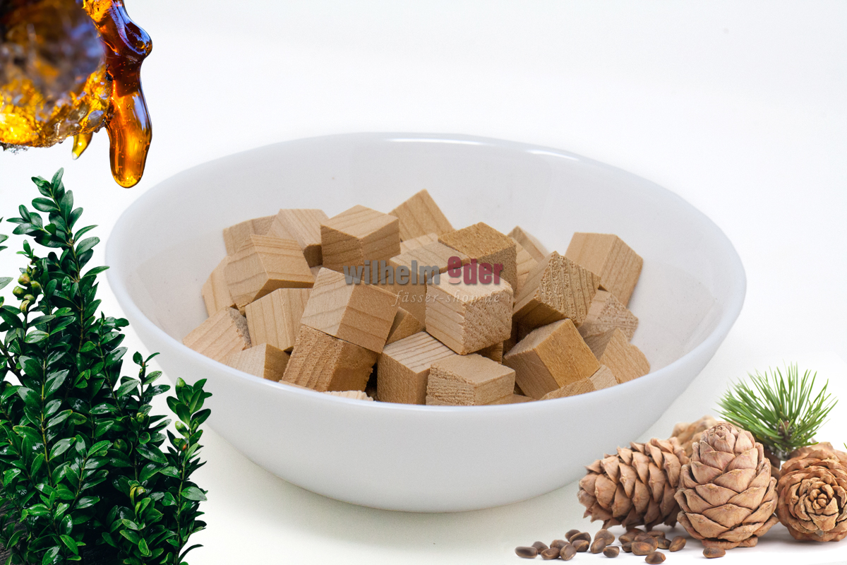 Cedar wood cubes