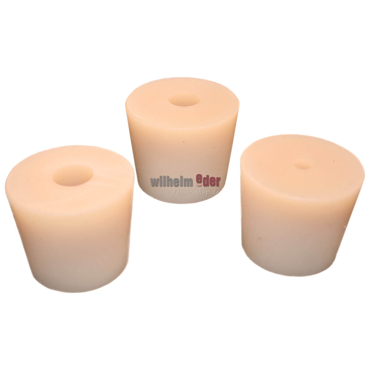 Silicone Bung C 16 with drill hole Ø 8 mm Silicone Bung C 16 with drill hole Ø 8 mm