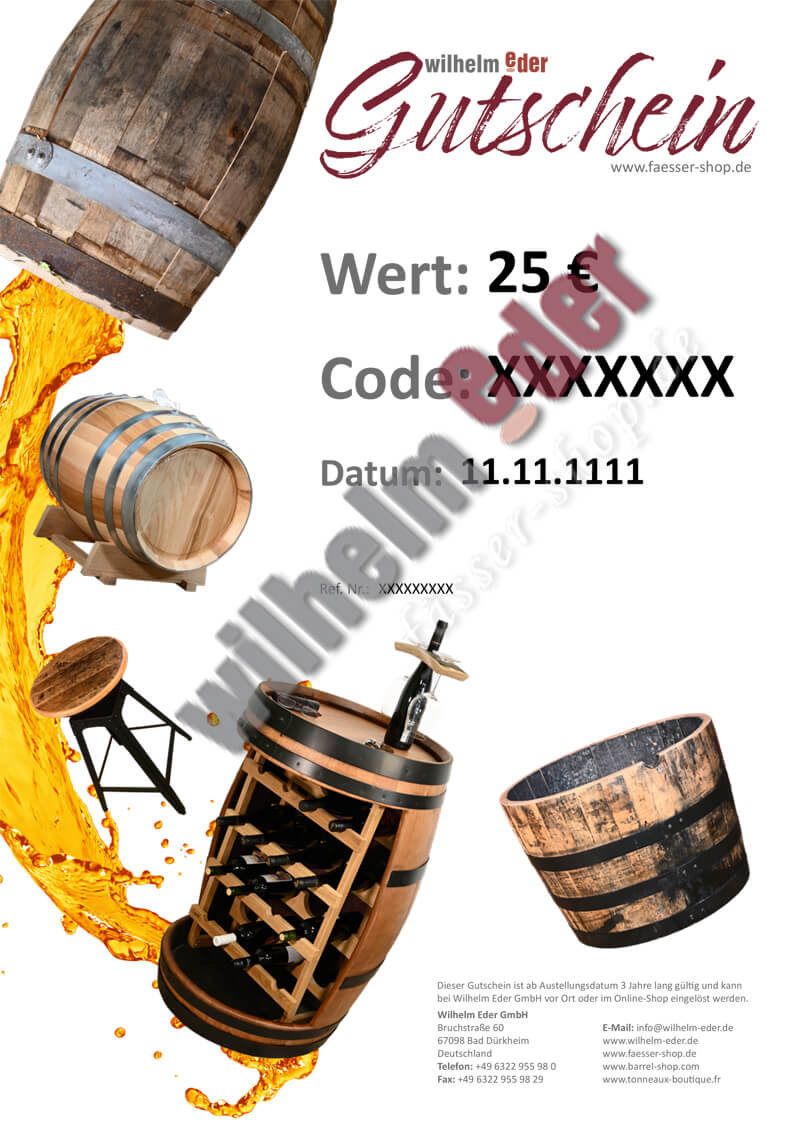 Gutschein_25 Voucher € 25,00