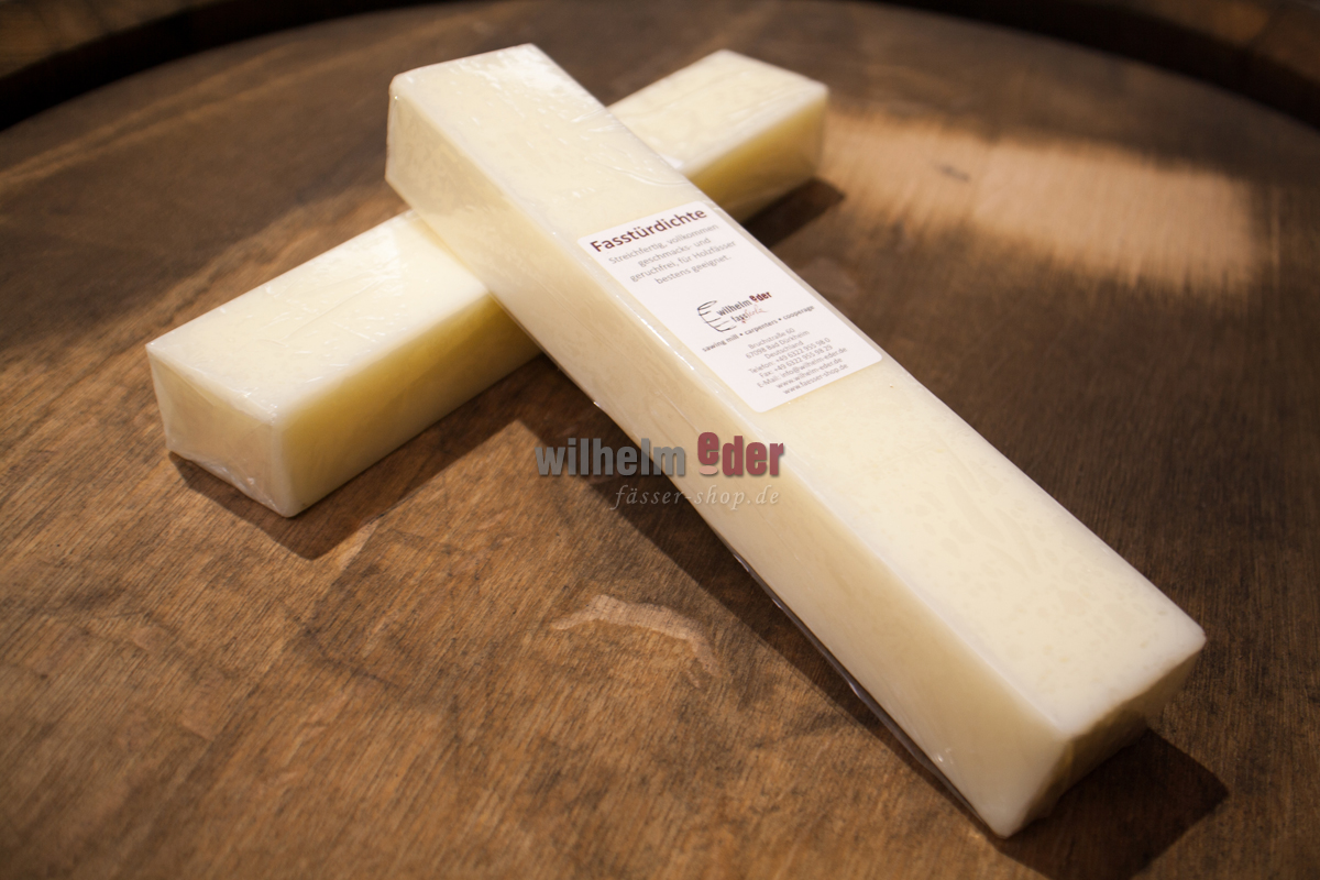fasstuerdichte_gelb_1 Sealing wax for barrels 500 g - yellow