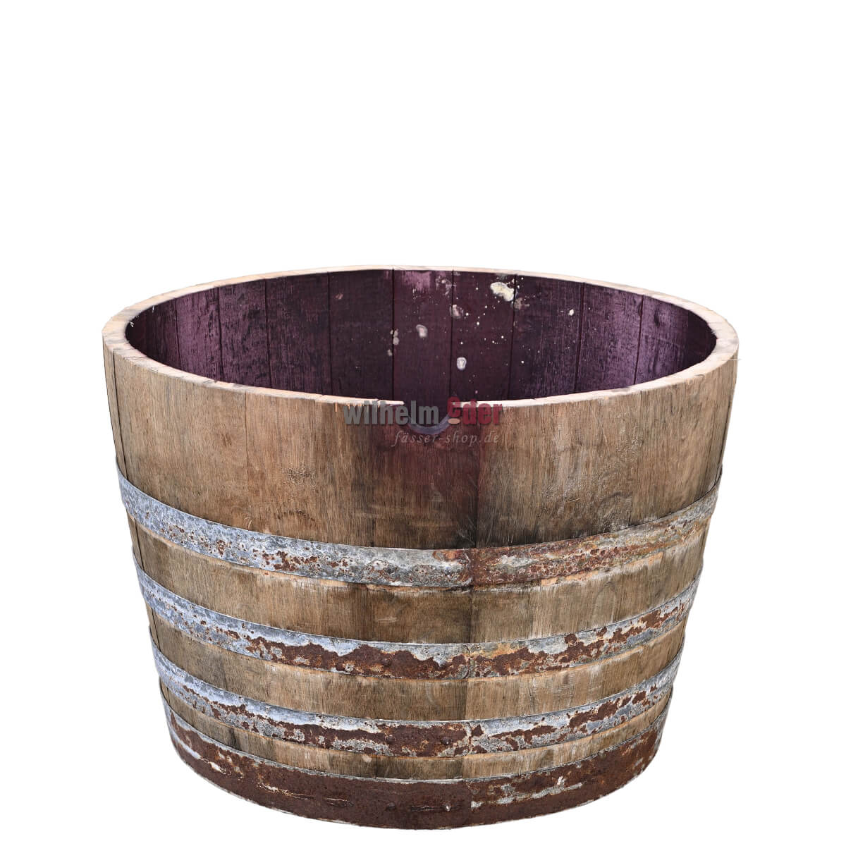 Blumenkuebel_deko2 Flowerpot - 1/2  225 l barrel