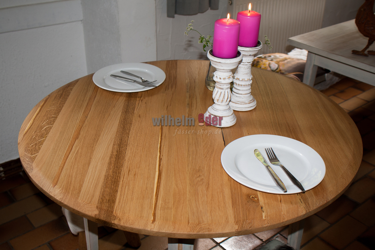 IMG_8641 Oak wood panel - round, thickness 30 mm