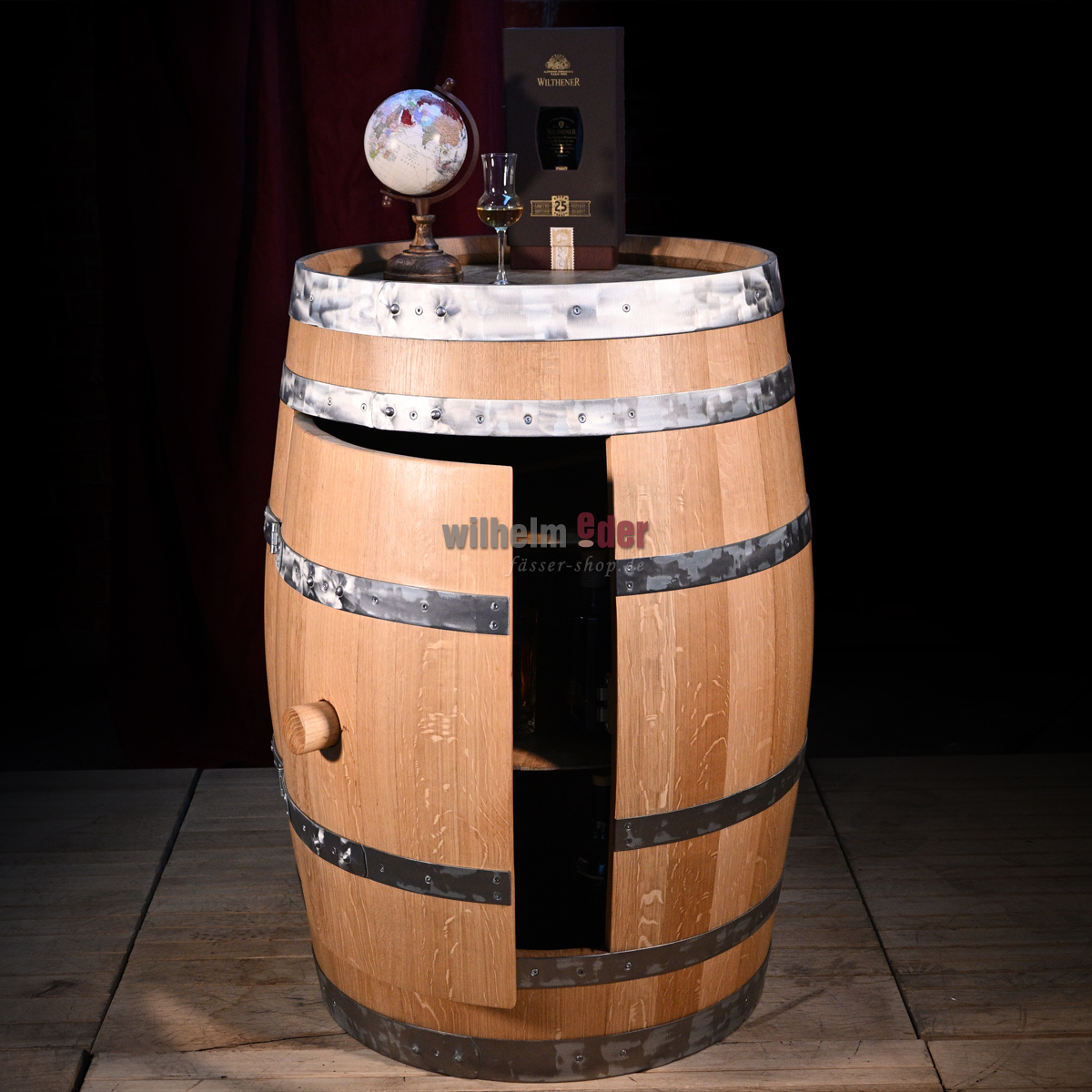 regalfass_225l_mit_tuer_2_regalboeden_14 Shelf barrel with door